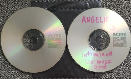 CD MP3 ANGELIGHT =Intimland=, 2 сборника "Музыка для секса" - 2 CD.