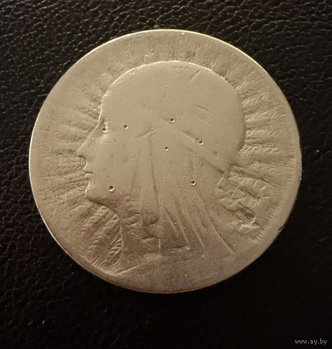 5 злотых 1933 г.  Польша. (1)  Ядвига.  Серебро. ЛЮКС