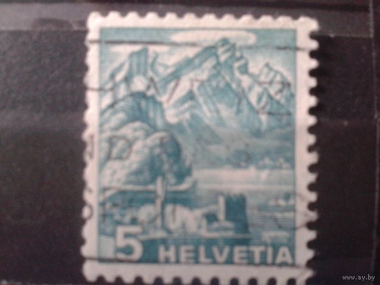 Швейцария 1936 Стандарт, ландшафт 5с