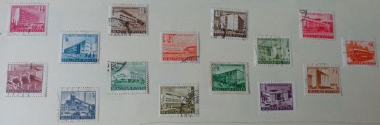 Современная архитектура. Венгрия. Дата выпуска: 1951-1953