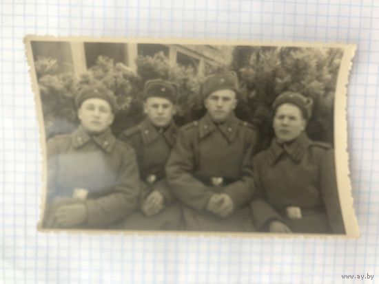 Армейское фото.