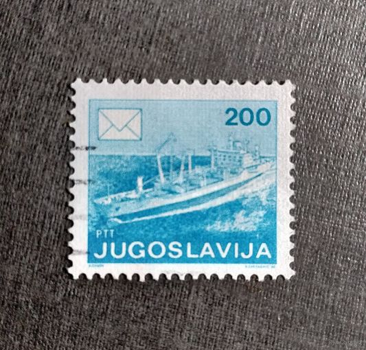 Марка Югославия 1986 год
