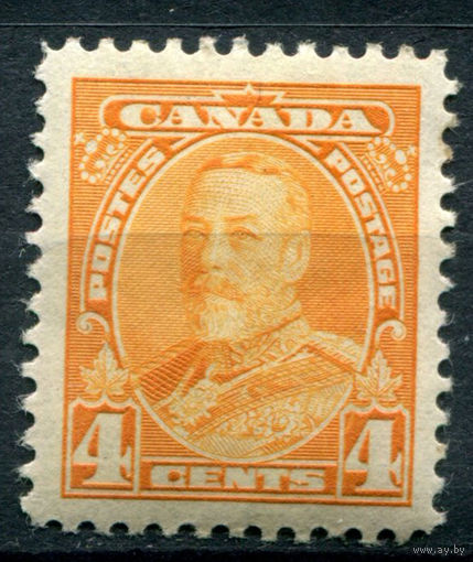 Британские колонии - Канада - 1935г. - король Георг V, 4 с - 1 марка - MH [Mi 187]. #3-WB-92-A-1