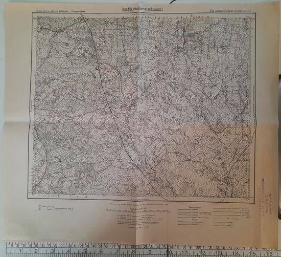 Malkowicze. Малковичи (Брестская область). Немецкая карта. 1 Мировая война. 1917 г.