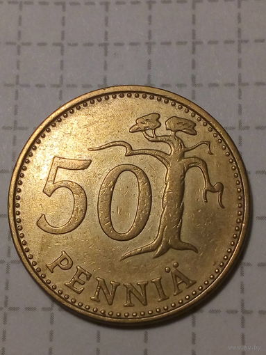 50 пенни Финляндия 1963 год