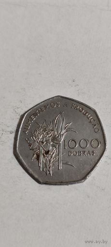 Сан томе и Принсипи 1000 добрас 1997
