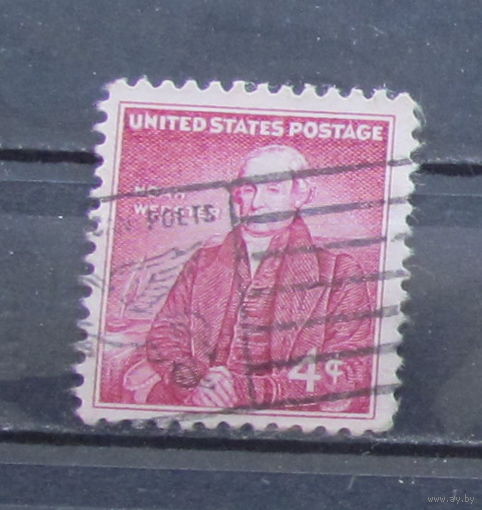 США 1958г. 200 лет со дня рождения Ноя Вебстера