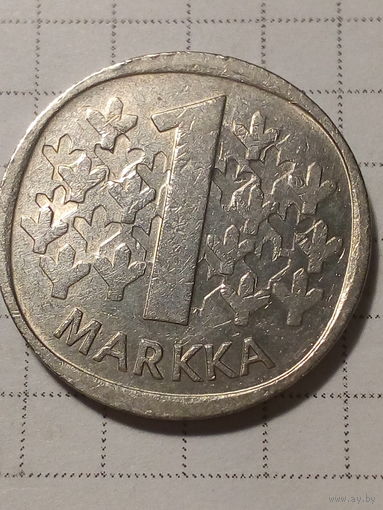 1 марка Финляндия 1976 год.