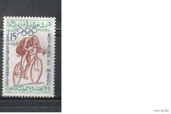 Марокко-1960(Мих.454) , ** , Спорт, Велоспорт , Велосипеды