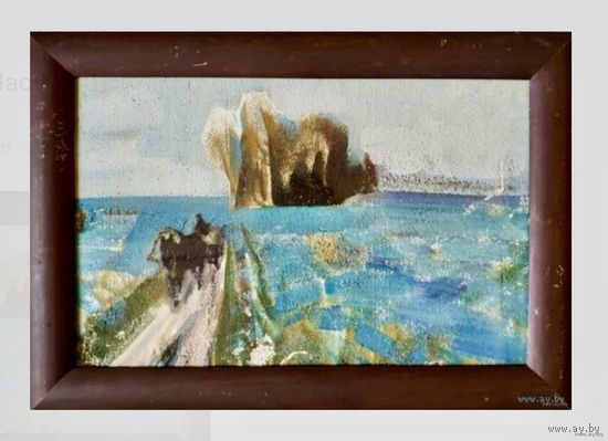 Щемелев Л.Д. Масло, пенопласт. Размеры 56/36 см; 65,7/45,7 см в родной раме.