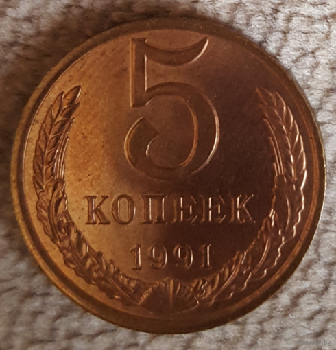 5 копеек 1991 г..