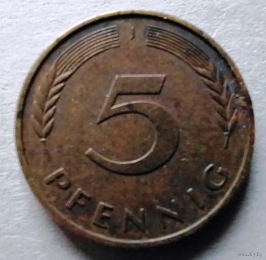 5 пфенниг 1987 J