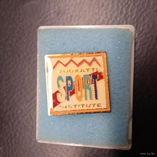 Значок VUOKATTI SPORT INSTITUTE. Редкий. Редкий. РАСПРОДАЖА КОЛЛЕКЦИИ.
