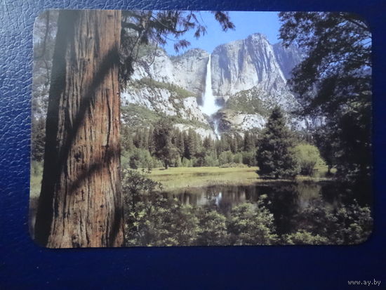 Календарик 2005 г.  Сладкий Лео.  Водопад.