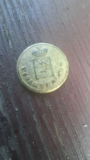 Пуговица гродненской губернии малая