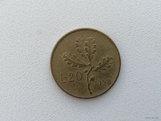 ИТАЛИЯ 20 1958