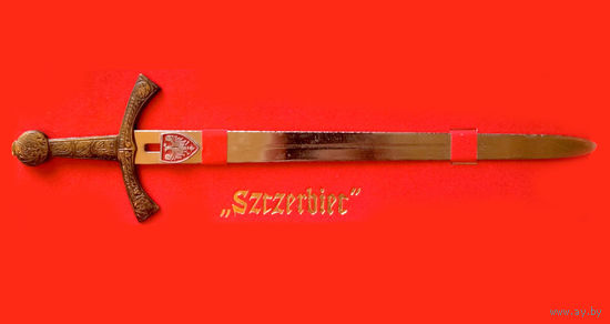 Меч, королей Польских, сувенир, для вскрытия конвертов, 1988 год. Польша.