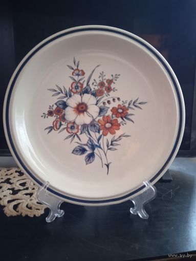 Тарелка. Коллекционная "Alpine Rose" England