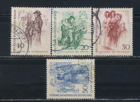 Западный Берлин 1969 Берлин 19-го века #331,334,336-7
