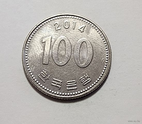 Южная Корея 100 вон, 2014