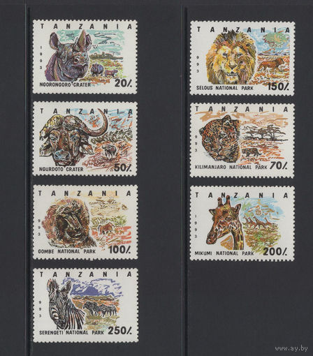 Танзания 1993** Дикие животные