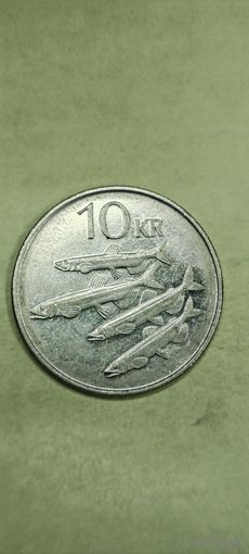 Исландия 10 крон 1996