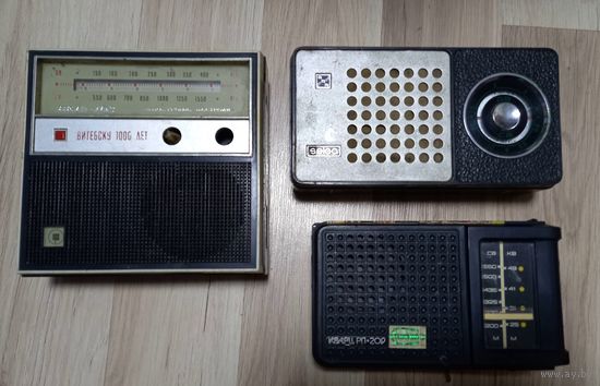 Радиоприемники 3 штуки в ремонт