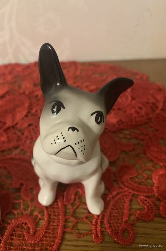 Французский бульдог. Кировский фарфоровый завод