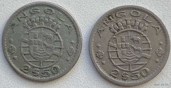 Ангола 2,5 эскудо 1956 г. Цена за 1 шт.