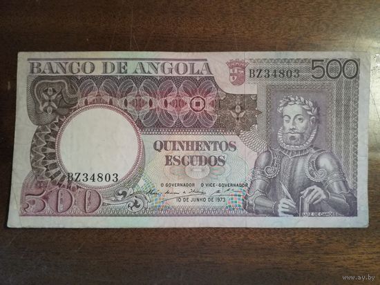 Ангола 500 эскудо, 1973 год, Р:107
