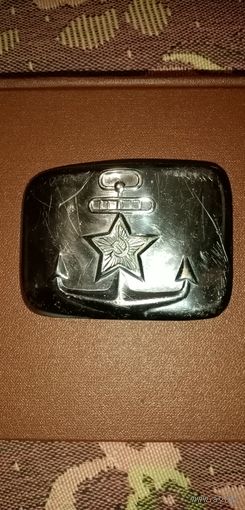 Пряжка вмф ссср хромированая.