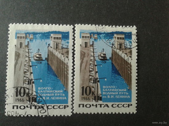СССР. 1966г. Катер у шлюза.