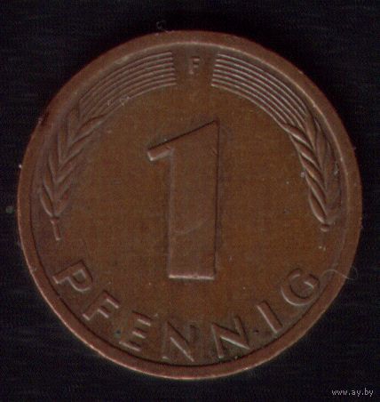 1 пфенниг 1990 год F Германия