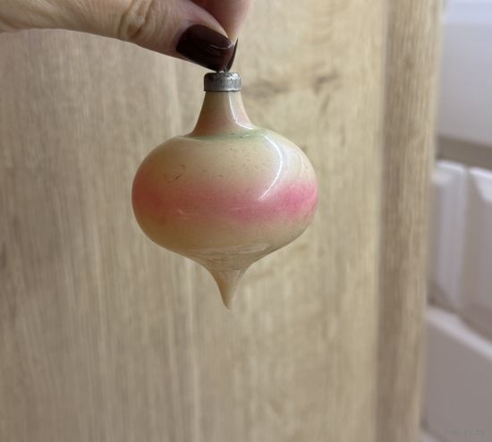 Елочная игрушка редис СССР