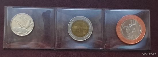 Набор монет  Нигерия 3 шт. 2006 год