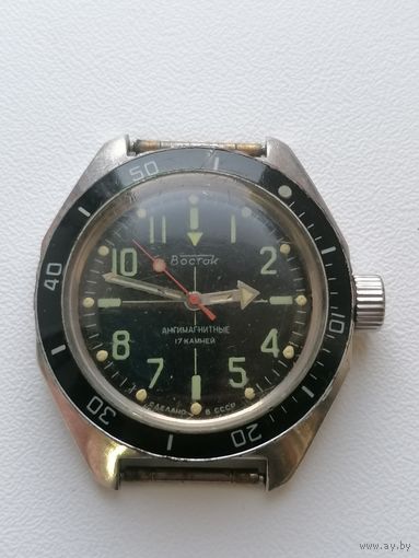 Часы Восток амфибия, антимагнитные, в ремонт. Торги с Рубля