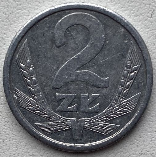 Польша 2 злотых 1989 г.