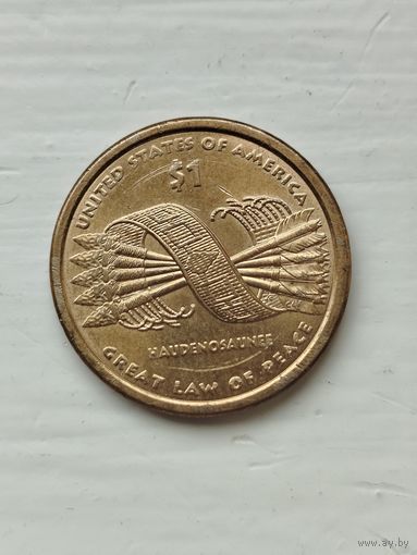 1 доллар США. Пояс Гайавата.