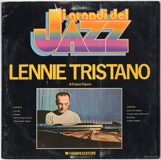 LP Lennie Tristano 'I grandi del jazz'