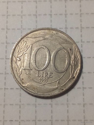 100 лир Италия 1993 год