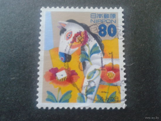 Япония 1996 день марки, лошадка