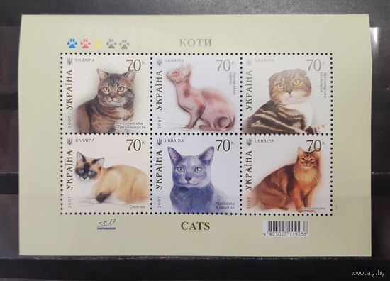 Украина. 2007 год. Фауна. Кошки (1246)
