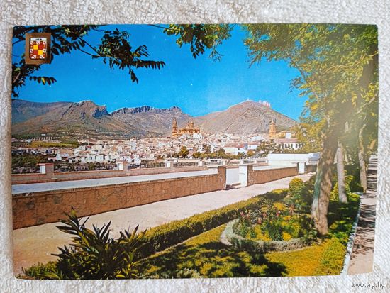 Испания, Хаэн. Панорамный вид садов Аламеды