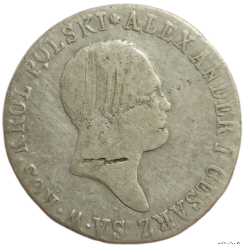 1 злотый 1818