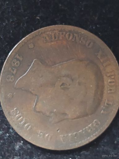 10 сентимо испания 1878