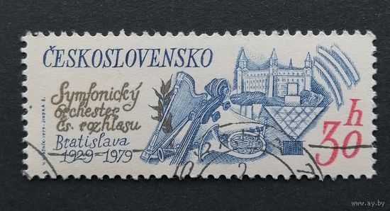 Чехословакия 1979 Музыкальные инструменты. 50 лет Симфоническому оркестру Радио, Братислава