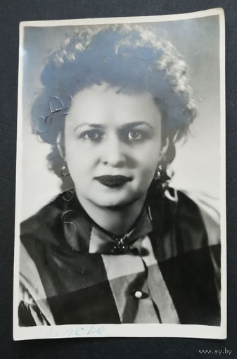 Попова А.В. Актеры театра и кино. Артисты эстрады. 1959 год. Гомель. #0250-U1P125