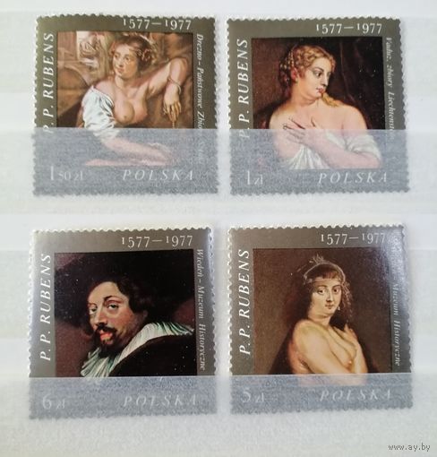 Польша 1977 живопись Рубенс