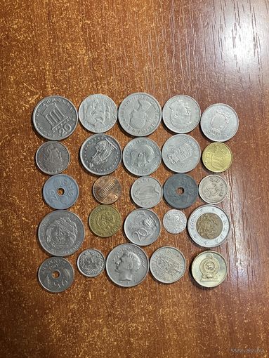 Набор монет б\у