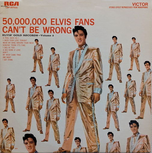 Elvis Presley – 50,000,000 Elvis Fans Can't Be Wrong, LP 1959 (Reis1976)
